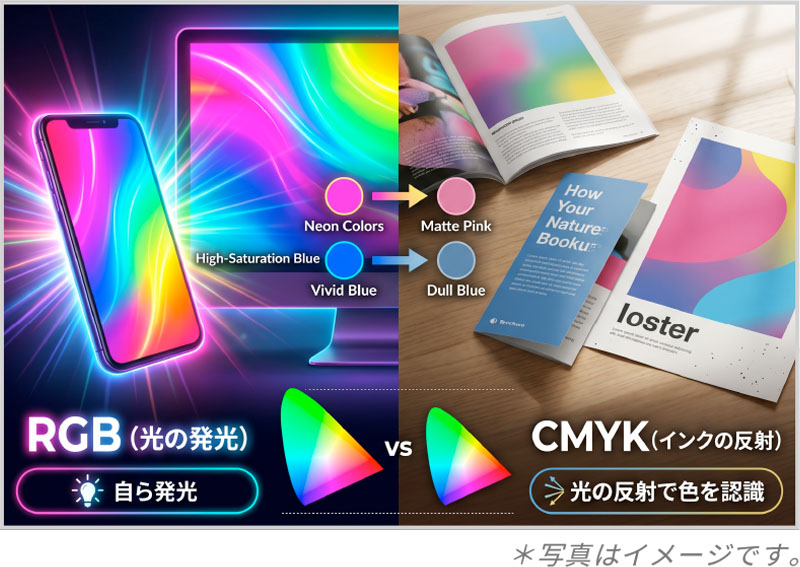 RGBとCMYKの違い