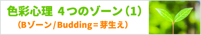 色彩心理の4つのゾーン（1）